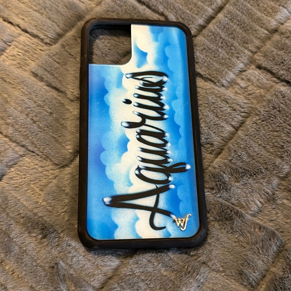 Aquarius 11 pro max iPhone case from WildFlowerCases